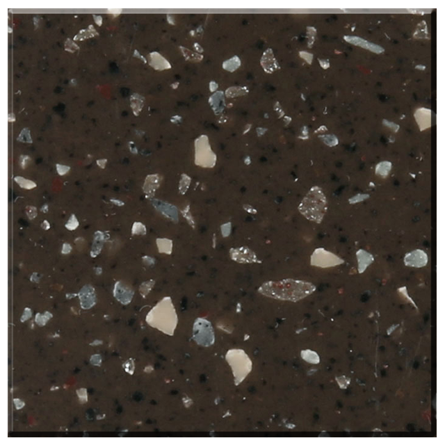 Koris Solid Surface Artificial Stone Summit Magic Series Cocoa Brown 8833