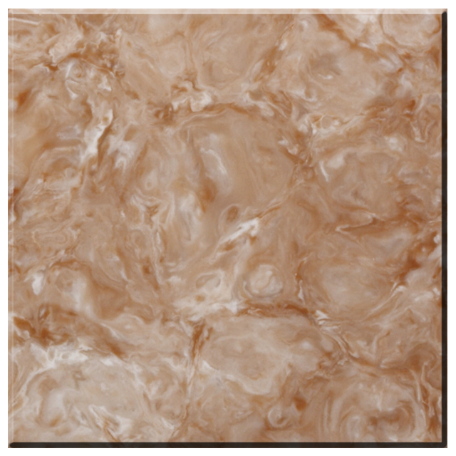 Koris Solid Surface Artificial Marble Series Golden shine 3807