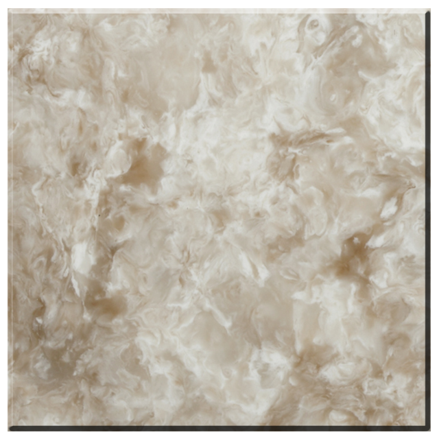 Koris Solid Surface Artificial Marble Series Spring Snow 3802