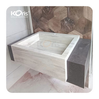 Customized Marble Double Sink 