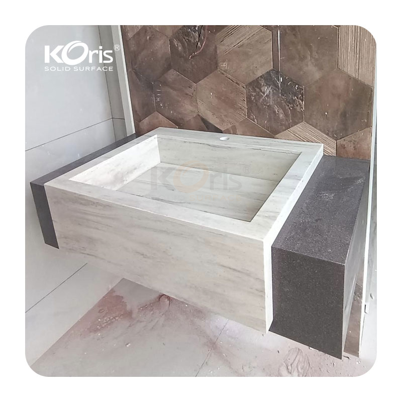 Customized Marble Double Sink 