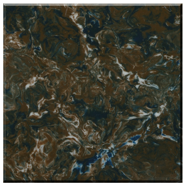 Koris Solid Surface Artificial Marble Series Brown Jasper 3809