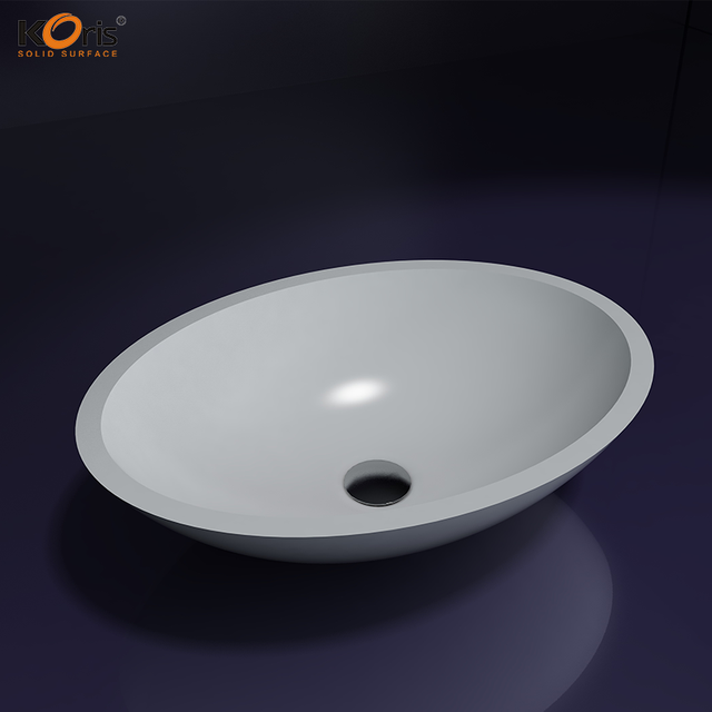 Solid Surface Acrylic White Color Bathtub Kitchen Sinks