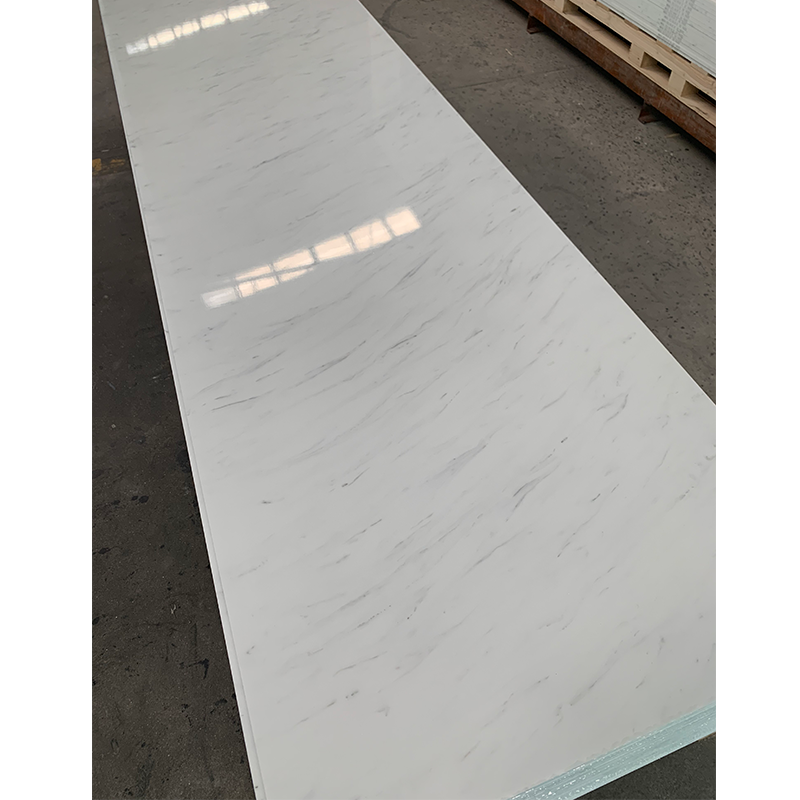 Acrylic Solid Surface Sheet White Marble 6-30mm Big Slab Counter Top Artificial Marble