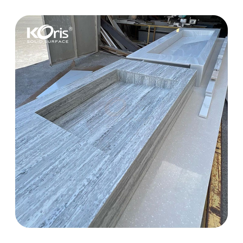 Wall Mounted Wash Basin With Marble Stone