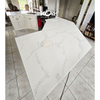white marble kitchen countertop