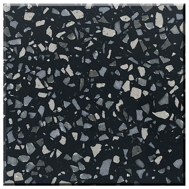 Koris Solid Surface Summit Magic Series Basalt Terrazzo 8953